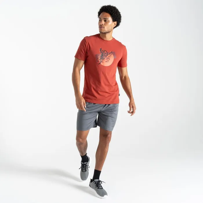 Dare 2b Gym Tops Movement II TShirt Tuscan Red 8211 Men
