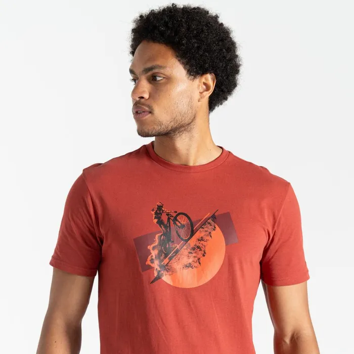 Dare 2b Gym Tops Movement II TShirt Tuscan Red 8211 Men