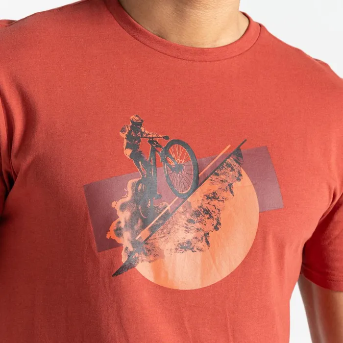 Dare 2b Gym Tops Movement II TShirt Tuscan Red 8211 Men