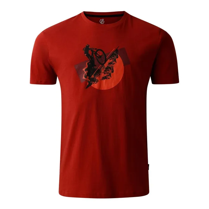 Dare 2b Gym Tops Movement II TShirt Tuscan Red 8211 Men