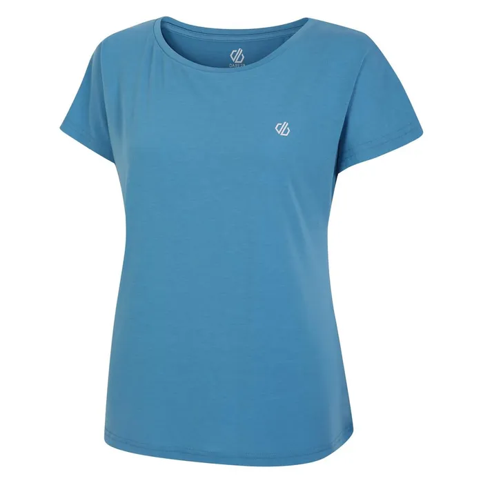 Dare 2b Gym Tops Persisting Lightweight Gym TShirt Niagara Blue Marl 8211 Women