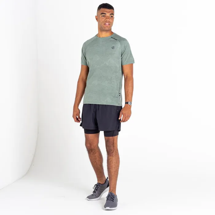 Dare 2b Gym Tops Potential Lightweight Tee Agave Green Camo 8211 Men
