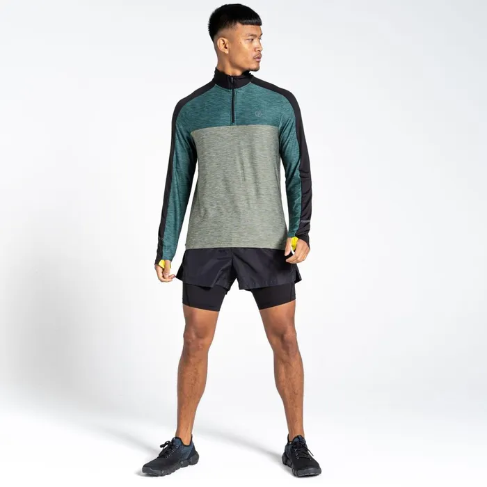 Dare 2b Gym Tops Power Up II Lightweight Jersey Agave Green Fern Green 8211 Men