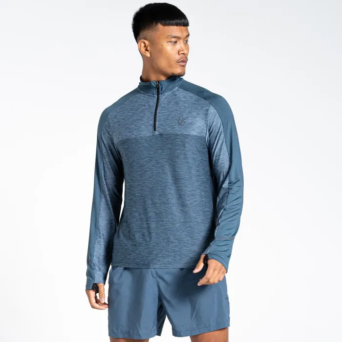 Dare 2b Gym Tops Power Up II Lightweight Jersey Orion Grey 8211 Men