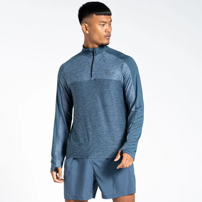 Dare 2b Gym Tops Power Up II Lightweight Jersey Orion Grey 8211 Men