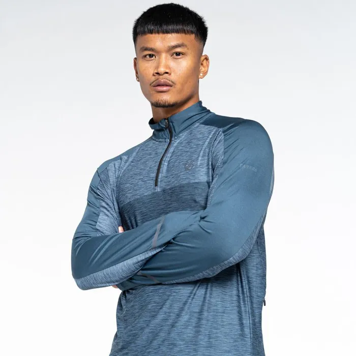 Dare 2b Gym Tops Power Up II Lightweight Jersey Orion Grey 8211 Men