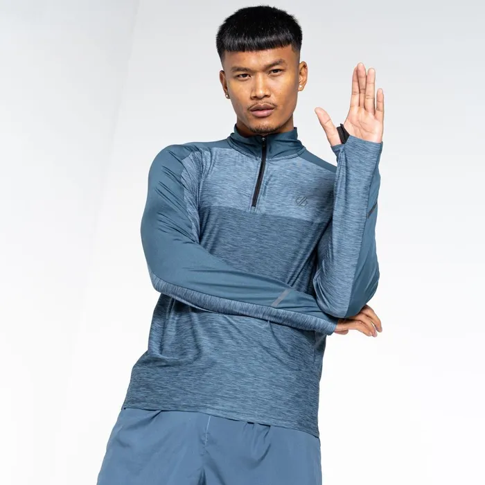 Dare 2b Gym Tops Power Up II Lightweight Jersey Orion Grey 8211 Men