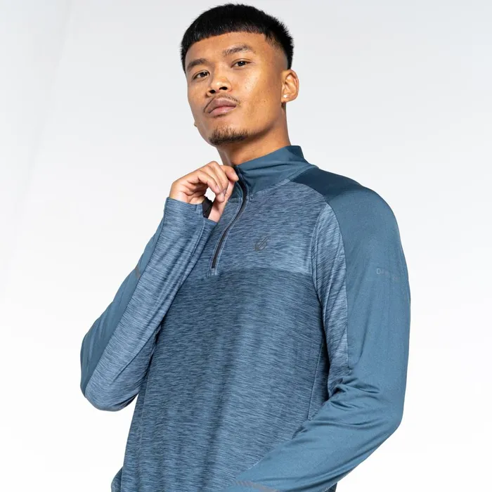 Dare 2b Gym Tops Power Up II Lightweight Jersey Orion Grey 8211 Men