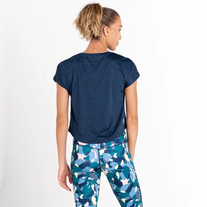Dare 2b Gym Tops Refining Short Sleeved TShirt Moonlight Denim Marl 8211 Women