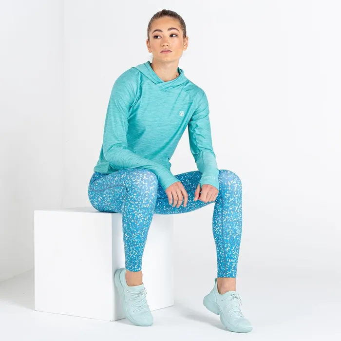 Dare 2b Gym Tops Sprint City Lightweight Hoodie Meadowbrook Green 8211 Women