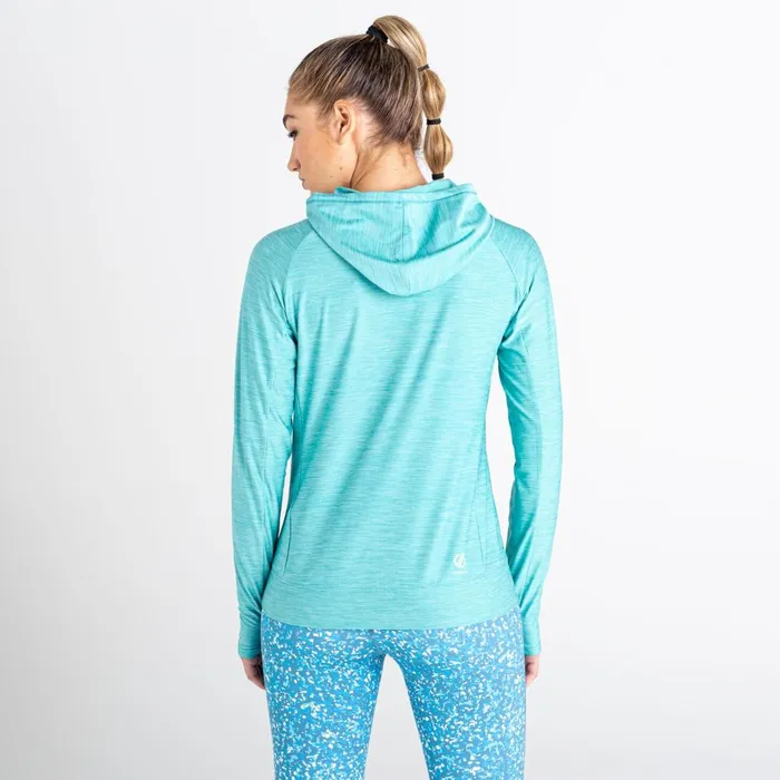Dare 2b Gym Tops Sprint City Lightweight Hoodie Meadowbrook Green 8211 Women