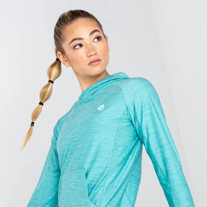 Dare 2b Gym Tops Sprint City Lightweight Hoodie Meadowbrook Green 8211 Women