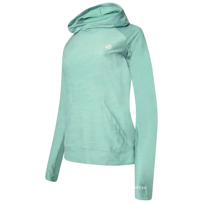 Dare 2b Gym Tops Sprint City Lightweight Hoodie Meadowbrook Green 8211 Women