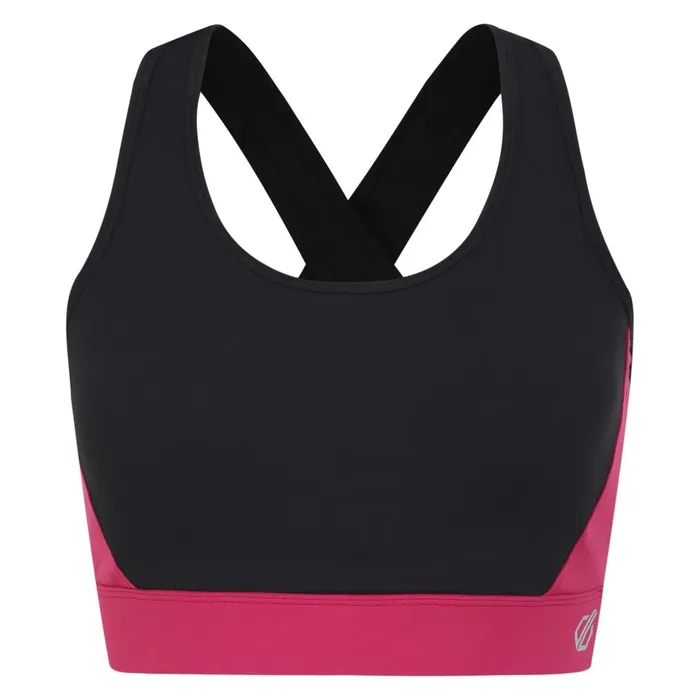 Dare 2b Gym Tops Swift II Sports Bra Black Berry Pink 8211 Women