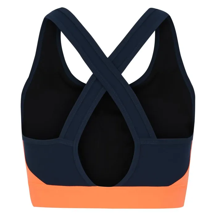 Dare 2b Gym Tops Swift II Sports Bra Moonlight Denim Orange 8211 Women
