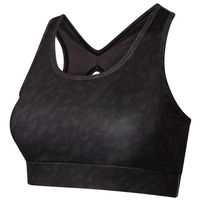 Dare 2b Gym Tops Swift Sports Bra Black Leaf Flow Print 8211 Women
