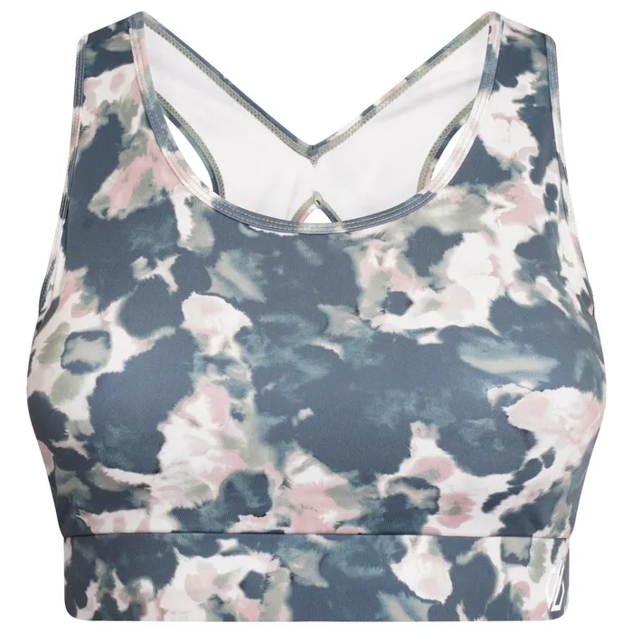 Dare 2b Gym Tops Swift Sports Bra Dusky Rose Inky Print 8211 Women