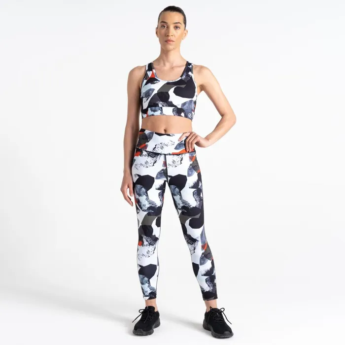 Dare 2b Gym Tops Swift Sports Bra Lichen Green Abstract 8211 Women