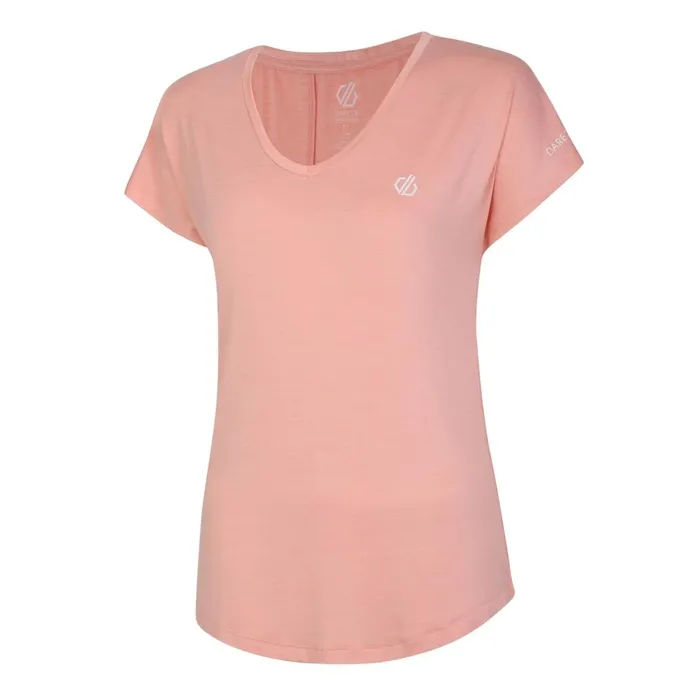 Dare 2b Gym Tops Vigilant Lightweight TShirt Apricot Blush 8211 Women
