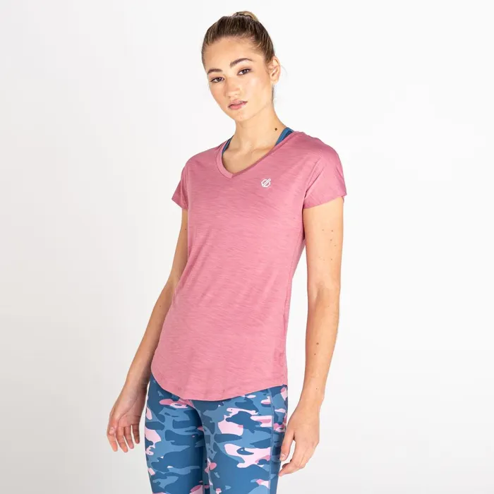 Dare 2b Gym Tops Vigilant Lightweight TShirt Mesa Rose 8211 Women