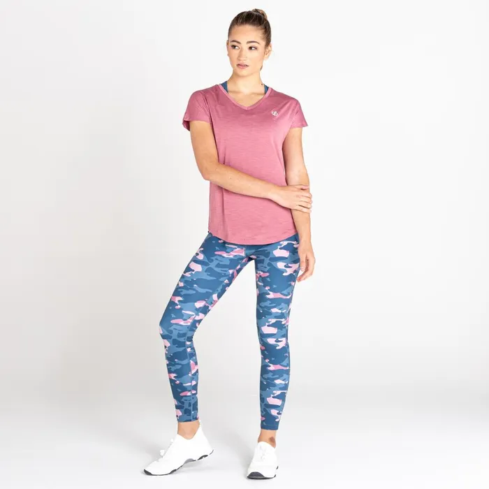 Dare 2b Gym Tops Vigilant Lightweight TShirt Mesa Rose 8211 Women
