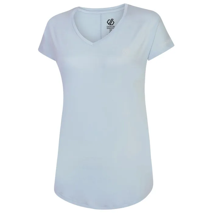 Dare 2b Gym Tops Vigilant Lightweight TShirt Quiet Blue 8211 Women