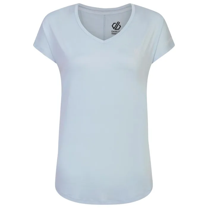 Dare 2b Gym Tops Vigilant Lightweight TShirt Quiet Blue 8211 Women