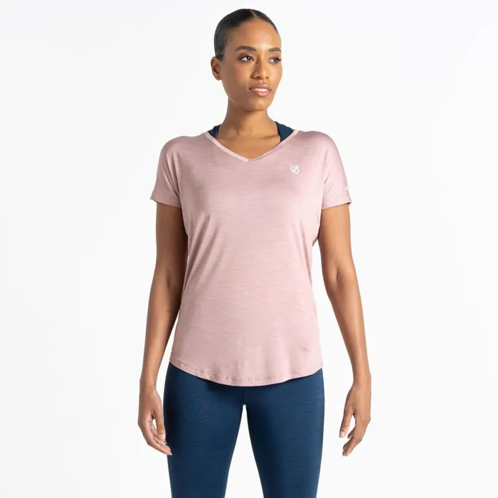 Dare 2b Gym Tops Vigilant Lightweight Tee Dusky Rose 8211 Women