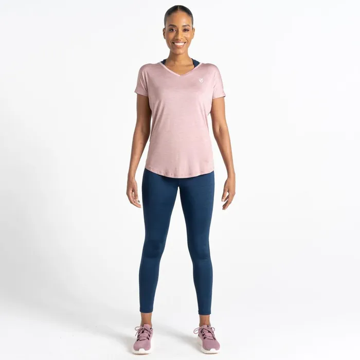 Dare 2b Gym Tops Vigilant Lightweight Tee Dusky Rose 8211 Women