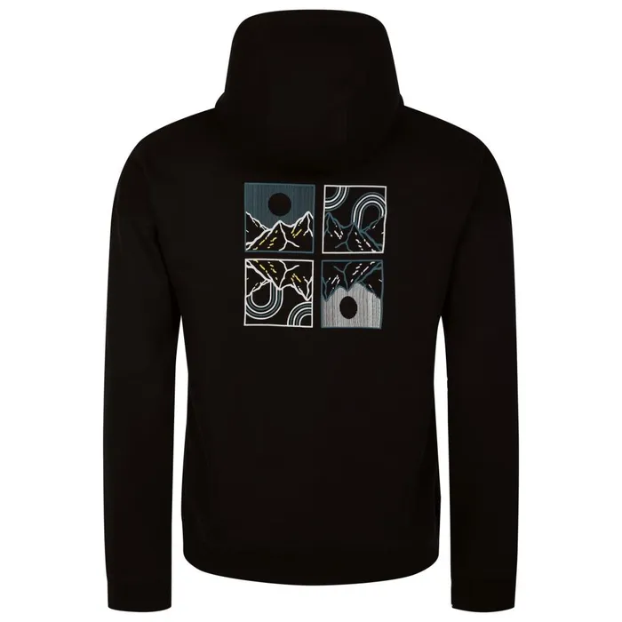 Dare 2b Hoodies and Sweatshirts Distinctly Graphic Hoodie Black Mountain Print 8211 Men