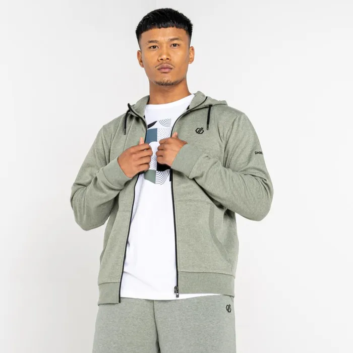 Dare 2b Hoodies and Sweatshirts Lounge Out Full Zip Hoodie Agave Marl 8211 Men