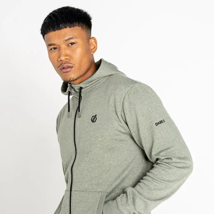 Dare 2b Hoodies and Sweatshirts Lounge Out Full Zip Hoodie Agave Marl 8211 Men