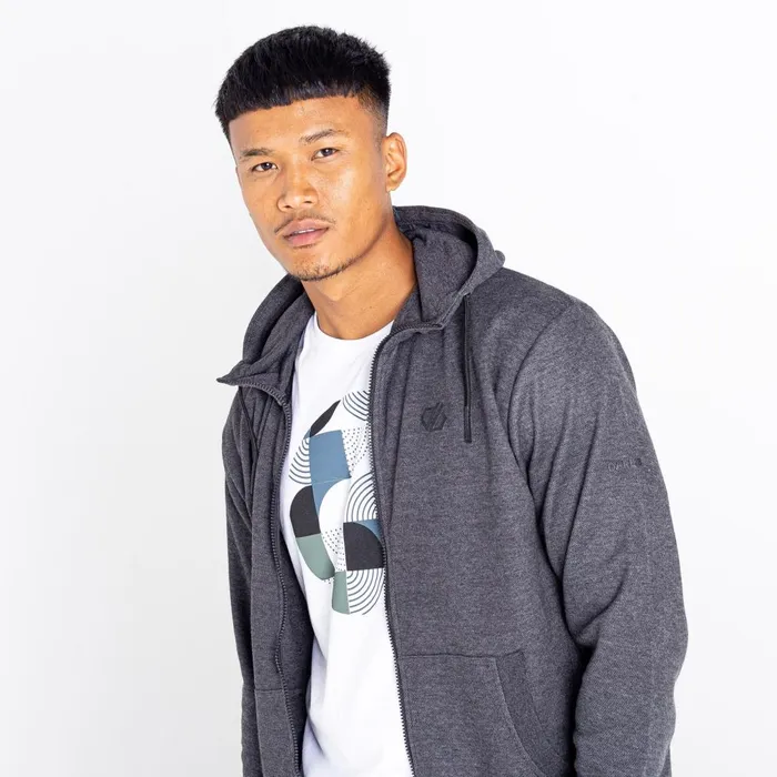 Dare 2b Hoodies and Sweatshirts Modulus Full Zip Hoodie Charcoal Grey 8211 Men