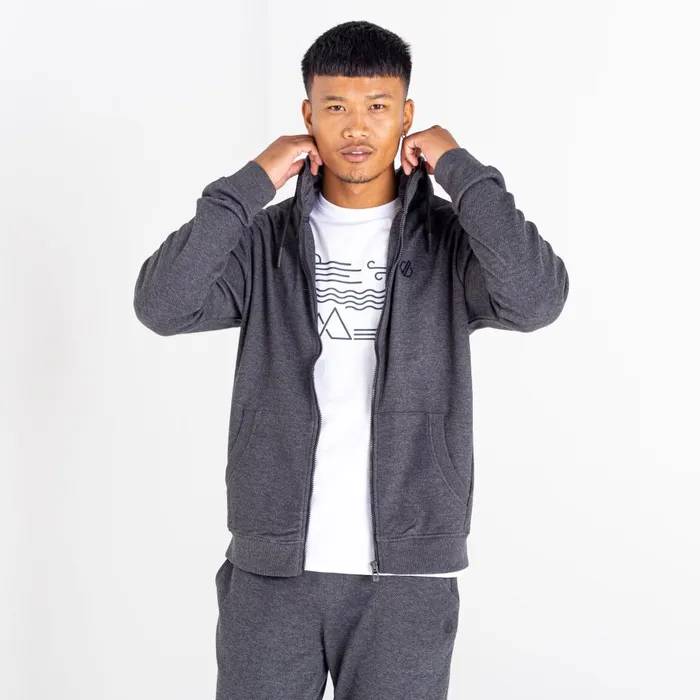 Dare 2b Hoodies and Sweatshirts Modulus Full Zip Hoodie Charcoal Grey 8211 Men