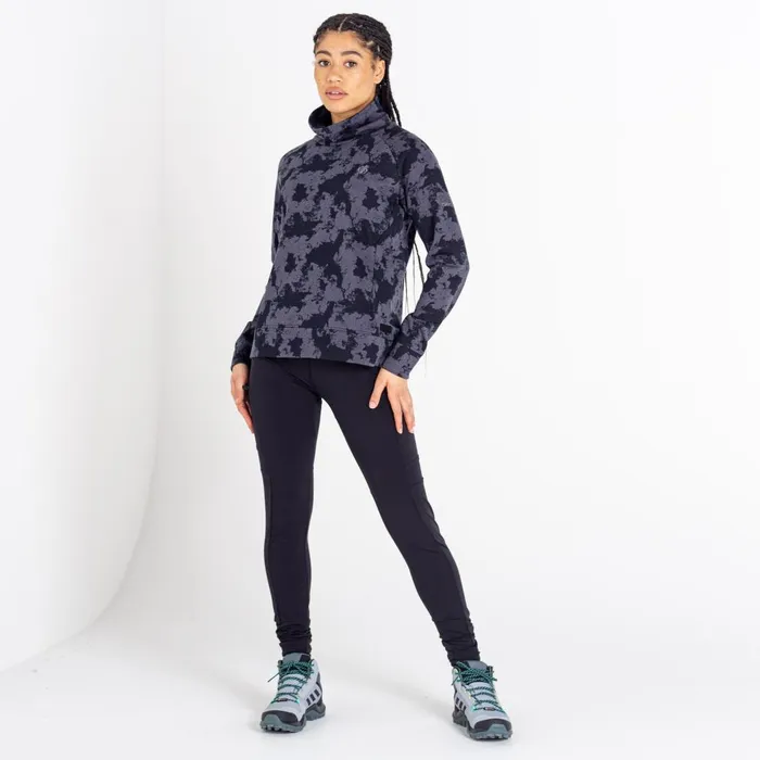 Dare 2b Hoodies and Sweatshirts Offline Sweater Black Mirage Print 8211 Women