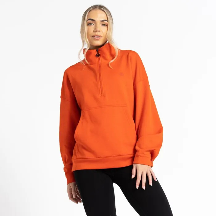 Dare 2b Hoodies and Sweatshirts Recoup II Half Zip Sweatshirt Rusty Orange 8211 Women Dare 2b Hoodies and Sweatshirts Recoup II Half Zip Sweatshirt Rusty Orange 8211 Women