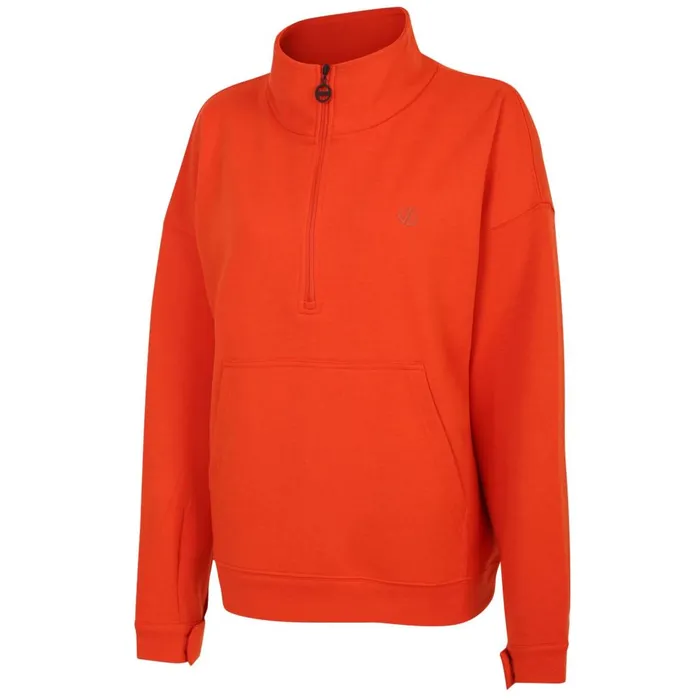 Dare 2b Hoodies and Sweatshirts Recoup II Half Zip Sweatshirt Rusty Orange 8211 Women