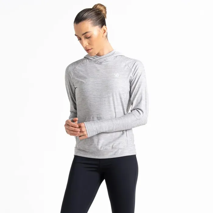 Dare 2b Hoodies and Sweatshirts Sprint City Lightweight Hoodie Ash Grey Marl 8211 Women Dare 2b Hoodies and Sweatshirts Sprint City Lightweight Hoodie Ash Grey Marl 8211 Women
