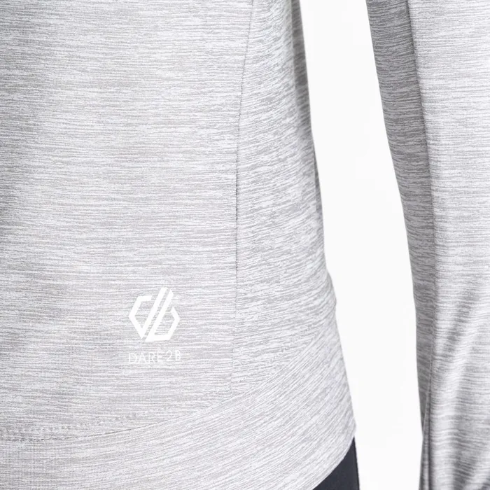 Dare 2b Hoodies and Sweatshirts Sprint City Lightweight Hoodie Ash Grey Marl 8211 Women