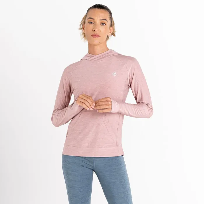 Dare 2b Hoodies and Sweatshirts Sprint City Lightweight Hoodie Dusky Rose Marl 8211 Women Dare 2b Hoodies and Sweatshirts Sprint City Lightweight Hoodie Dusky Rose Marl 8211 Women
