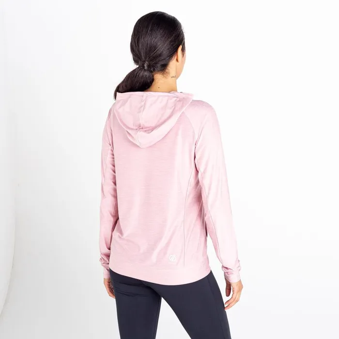 Dare 2b Hoodies and Sweatshirts Sprint City Lightweight Hoodie Powder Pink 8211 Women