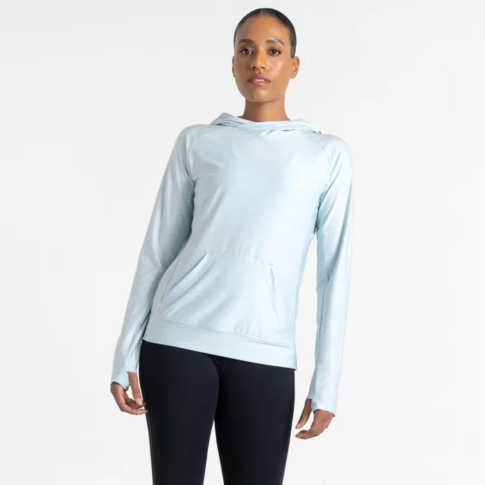 Dare 2b Hoodies and Sweatshirts Sprint City Lightweight Hoodie Quiet Blue Marl 8211 Women