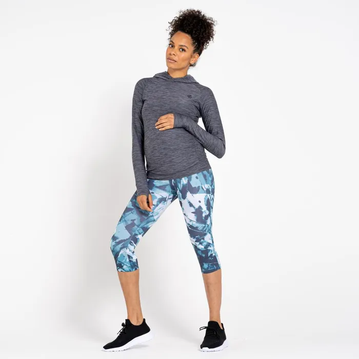 Dare 2b Hoodies and Sweatshirts Sprint City Maternity Hoodie Ebony Grey 8211 Women