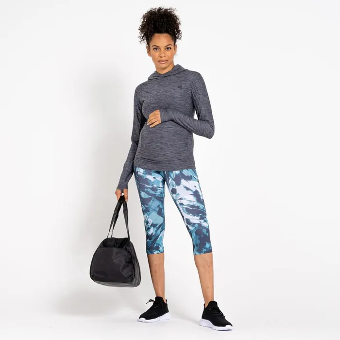 Dare 2b Hoodies and Sweatshirts Sprint City Maternity Hoodie Ebony Grey 8211 Women