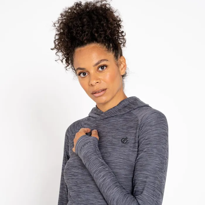 Dare 2b Hoodies and Sweatshirts Sprint City Maternity Hoodie Ebony Grey 8211 Women