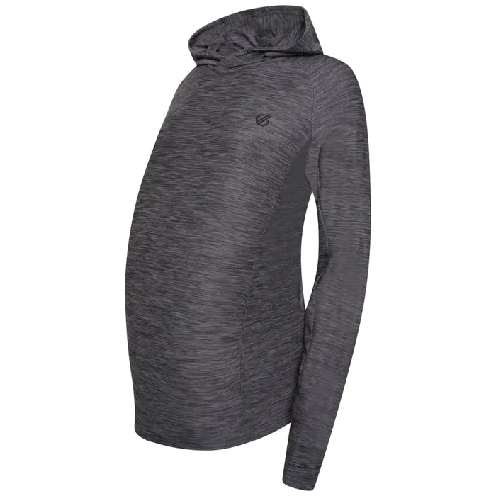 Dare 2b Hoodies and Sweatshirts Sprint City Maternity Hoodie Ebony Grey 8211 Women