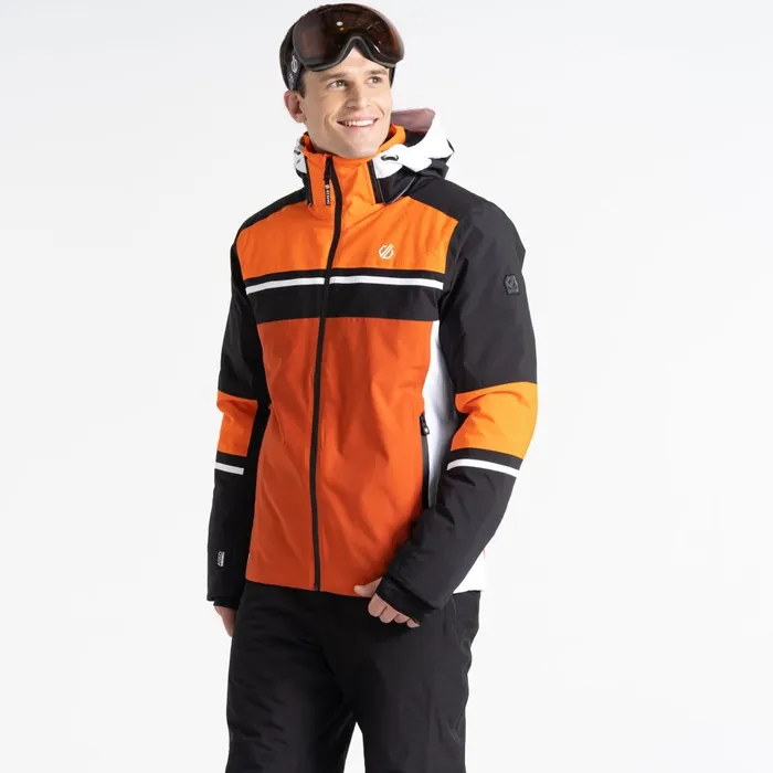 Dare 2b Insulated Jackets Amplitude Ski Jacket Black Orange 8211 Men