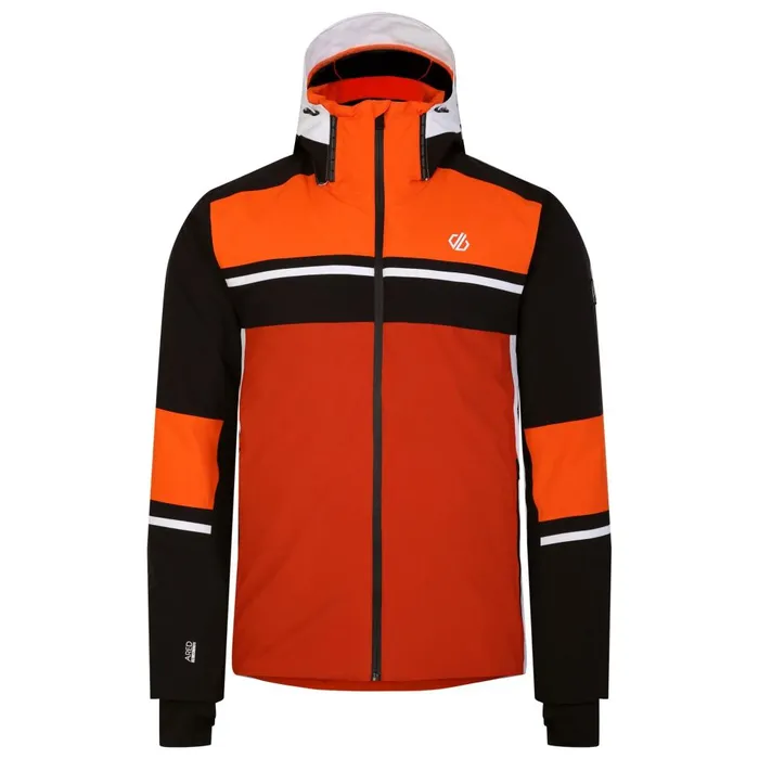 Dare 2b Insulated Jackets Amplitude Ski Jacket Black Orange 8211 Men