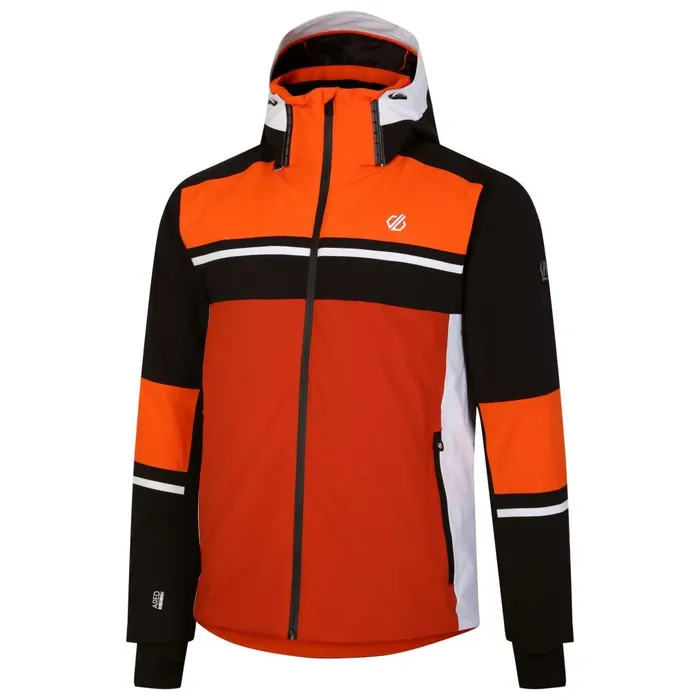 Dare 2b Insulated Jackets Amplitude Ski Jacket Black Orange 8211 Men