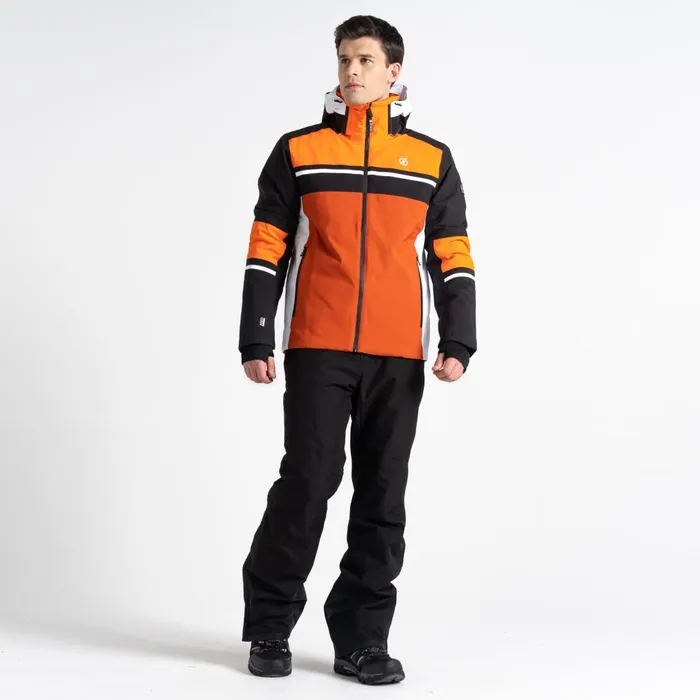 Dare 2b Insulated Jackets Amplitude Ski Jacket Black Orange 8211 Men